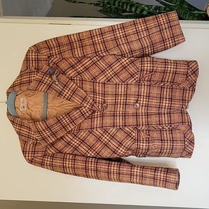 1970s Vintage Plaid "Two Rabbits" Jacket